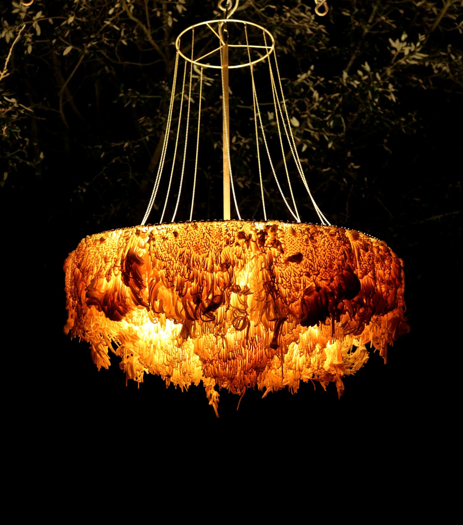 Fancy. Expanding Foam Chandelier.