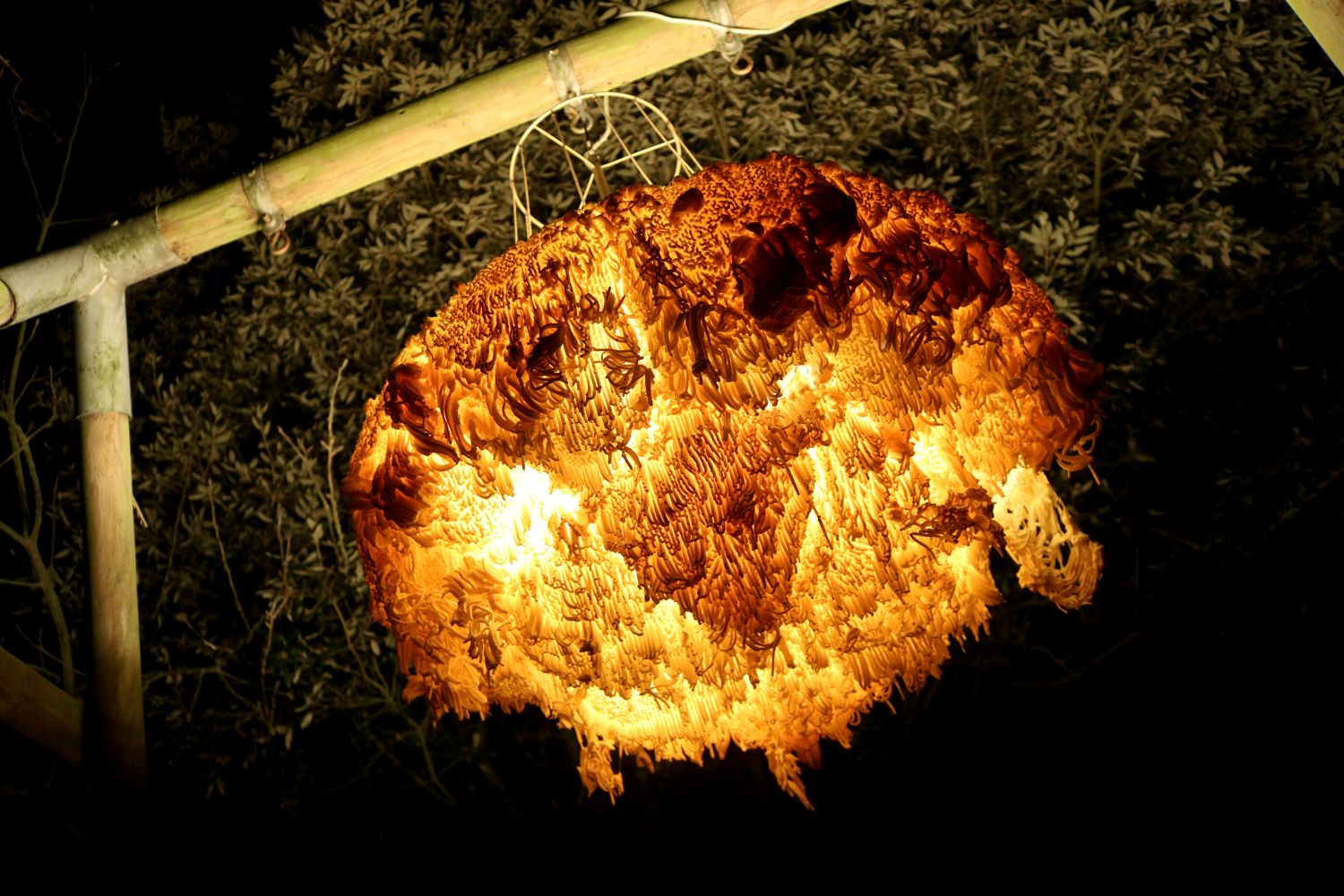 Fancy. Expanding Foam Chandelier.